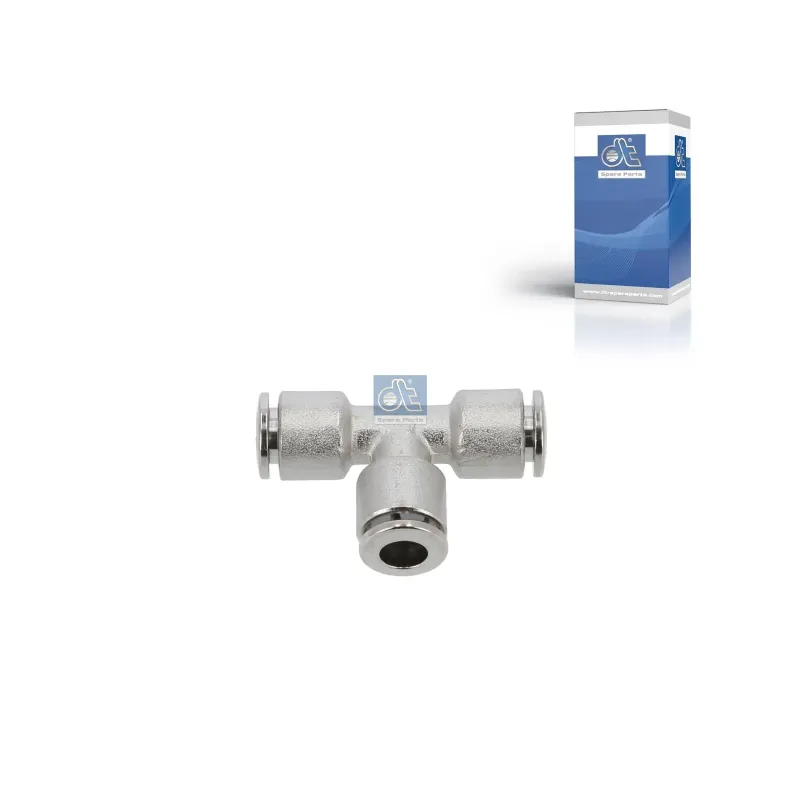 Raccord en T, laiton, D: 6 mm Pour Mack Mid-Liner - Renault C-Serie, D-Serie, G / Manager, K-Serie, Kerax, Magnum, Maxity
