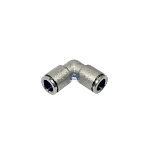 Raccord coudé, laiton, D: 8 mm Pour Mack Mid-Liner - Renault C-Serie, D-Serie, G / Manager, K-Serie, Kerax, Magnum, Maxity