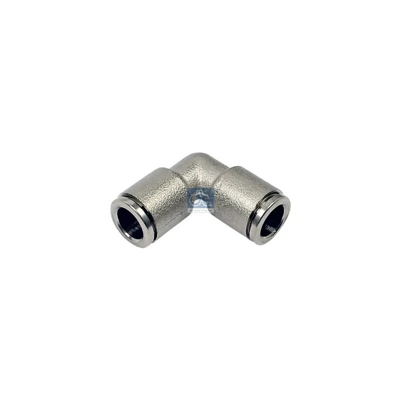 Raccord coudé, laiton, D: 8 mm Pour Mack Mid-Liner - Renault C-Serie, D-Serie, G / Manager, K-Serie, Kerax, Magnum, Maxity