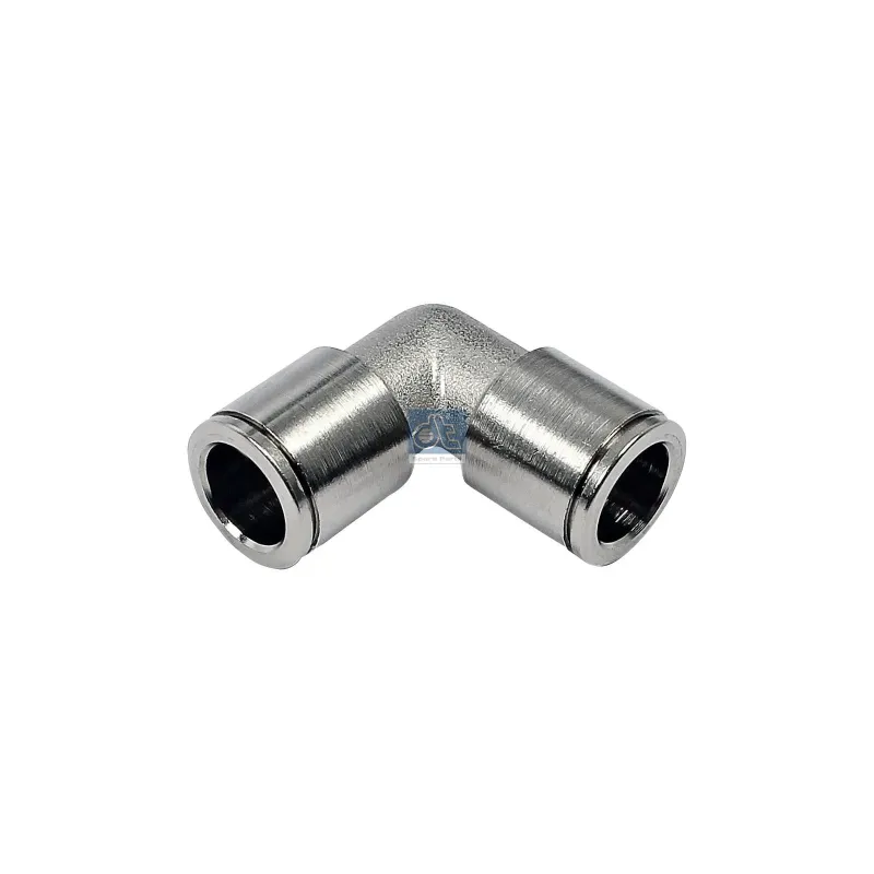 Raccord coudé, laiton, D: 10 mm Pour Mack Mid-Liner - Renault C-Serie, D-Serie, G / Manager, K-Serie, Kerax, Magnum, Maxity