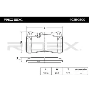 Plaquettes de frein pour LAND ROVER- LR148353, SFP500045 SFP500070