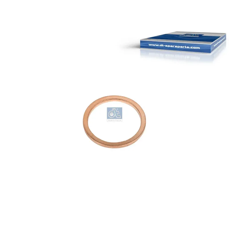 Rondelle de cuivre, d: 16 mm, D: 20 mm, S: 1,5 mm pour Renault Kerax, Magnum, Midlum, Premium - Volvo B6