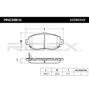 Plaquettes de frein pour LEXUS, NISSAN, TOYOTA- 0446530230, 0446530231, 0446522311, 0446522310