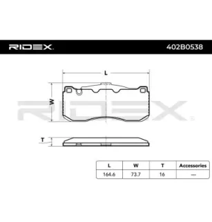 Plaquettes de frein pour BMW MINI- 34106860642