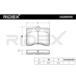 Plaquettes de frein pour BEDFORD, DAIHATSU, NISSAN, PERODUA PIAGGIO- 449187503