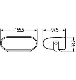 Projecteur longue portée Hella 1FA 008 284-011