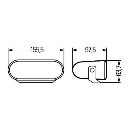 Projecteur longue portée Hella 1FA 008 284-011