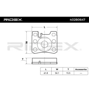 Plaquettes de frein pour MERCEDES-BENZ- 0024200120, 0024200020, 0024200999, A0024200120, A0024200020 A0024200999