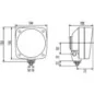 Projecteur principal Hella 1A3 996 026-011