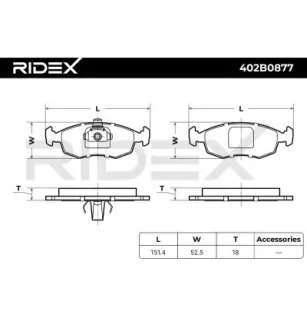 Plaquettes de frein pour ALFA ROMEO, EICHER, FIAT, LANCIA- 71738151 77362178