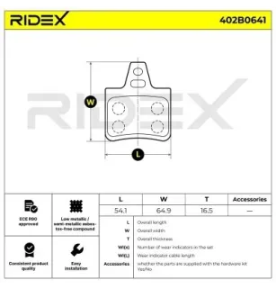 Plaquettes de frein pour CITROËN, PEUGEOT- 95565563, 95587471, 95588498, 95624481, 95624485, 95650872, 95650873 95650890