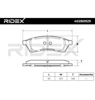 Plaquettes de frein pour ALFAROME/FIAT/LANCI, CHEVROLET DAEWOO- 96496763