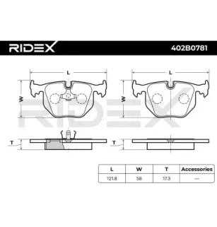 Plaquettes de frein pour BMW MASERATI- 370200042