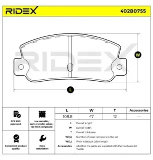Plaquettes de frein pour FIAT, LANCIA- 792698, 792699AR, 0000000792699, 5892729, 5892601, 793272, 5888939, 793485