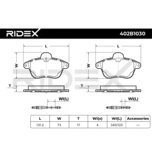 Plaquettes de frein pour CITROËN, PEUGEOT, RENAULT- 6000008898, 6000009332, 6000009363 6000009999