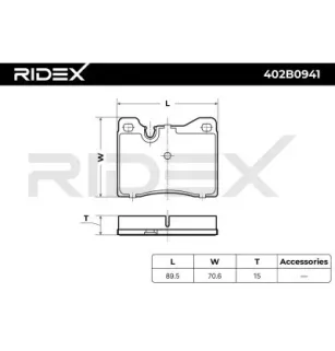 Plaquettes de frein pour ALFA ROMEO, BMW, FERRARI, FIAT KHD- 04834833