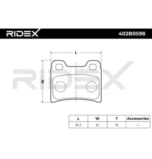 Plaquettes de frein pour FORD, KIA VW- 377698451