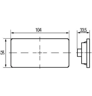 Feu latéral Hella 2PS 007 972-011