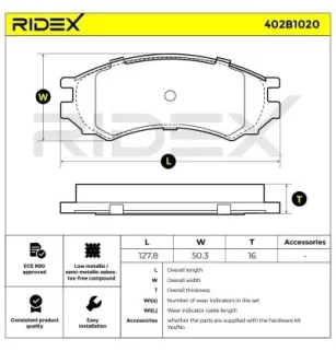 Plaquettes de frein pour NISSAN, SATURN- 21010544 21012856