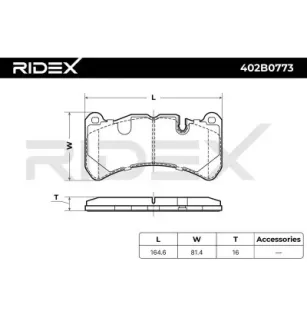 Plaquettes de frein pour MASERATI, MERCEDES-BENZ- 0044205020, 0054203920, 005420392041, A0044205020, A0054203920 A005420392041