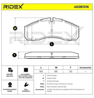 Plaquettes de frein pour FIAT, IVECO, MERCEDES-BENZ, NISSAN RENAULT- 5001844748