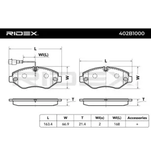 Plaquettes de frein pour NISSAN, RENAULT TRUCKS- 5001868606 7485116333