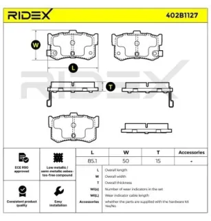 Plaquettes de frein pour ACURA, HONDA, HYUNDAI, MG, OSCA, ROVER- GBP90323AF, GBP90300, GBP90304, GBP90323, SFP000360 SFP10012