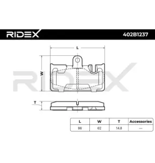 Bremsbeläge für LEXUS, TOYOTA- 0446650090, 0446650091, 0446650100, 0446650120, 446650090 446650100