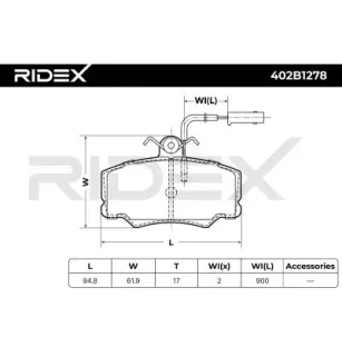 Plaquettes de frein pour ALFA ROMEO, FIAT- 60776098 71770970
