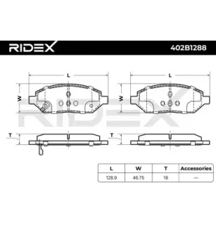 Plaquettes de frein pour OPEL VAUXHALL- 95526463