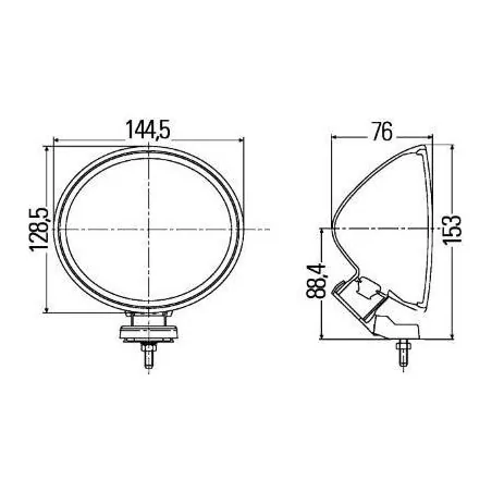 Projecteur longue portée Hella 1F4 007 893-021