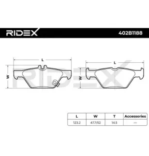 Plaquettes de frein pour SUBARU- 26696AL000 26696AN020