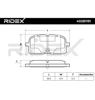 Pastiglie Freno per NISSAN, TOYOTA- 0446616010, 0446618010, 0446618018, 0449210010, 0449216010 0449218010