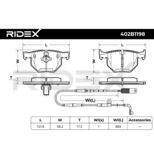 Pastiglie freno per BMW- 34212339276, 34212339277, 34212339279, 34212339290, 34216763043, 34216763044, 34216769105
