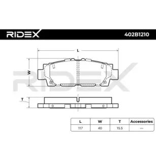 Plaquettes de frein pour TOYOTA- 0446650070 0449250011