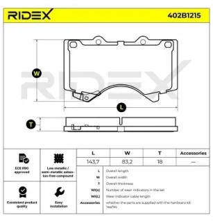 Pastilhas de freio para TOYOTA-0446502440, 044650C020, 0446560280, 0446560281, 0446560300, 0446560330 04465YZZEJ