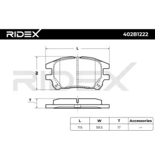 Pastiglie freno per LEXUS- 0446548040 0446548050