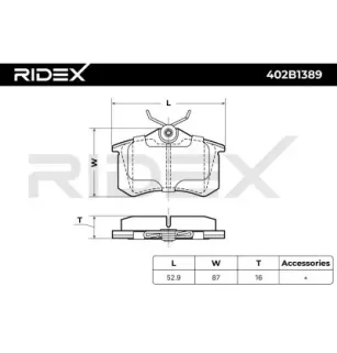 Plaquettes de frein pour AUDI, BAIC-ORV, CITROËN, VW (SVW), ZHONGHUA (BRILLIANCE)- 240400001, SHZ3501023, SHZ3501067 SHZ3501088