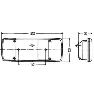 Feu arrière Hella 2SK 003 567-321