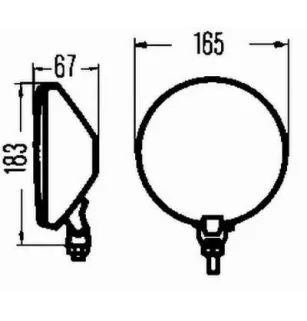 projecteur antibrouillard Hella 1N4 002 608-021