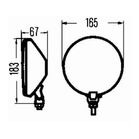 projecteur antibrouillard Hella 1N4 002 608-021