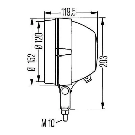 Projecteur de travail Hella 1G3 005 760-221