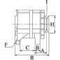 Alternateur 28 Volts 100 A, Bosch 0124555006, Prestolite 860806