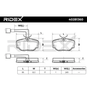 Plaquettes de frein pour BMW- 34111161347 34116761237