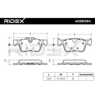 Brake pads for VOLVO- 31423653, 31423654, 31665837, 31687502, 32287430 32287431