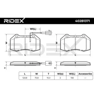 Brake pads for ABARTH, ALFA ROMEO, FIAT- 51934099, 71765466, 77365672 77365830