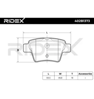 Pastiglie freno per CITROËN, CITROËN (DF-PSA), GEELY, PEUGEOT- 425322, 425398, 425340, 425476, 425401, 425419, 425440