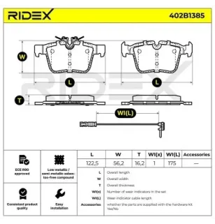 Bremsbeläge für MERCEDES-BENZ- 0004203602, 0084201320, A0004203602 A0084201320