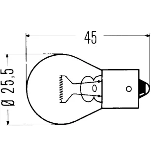 Lampadina a incandescenza.
