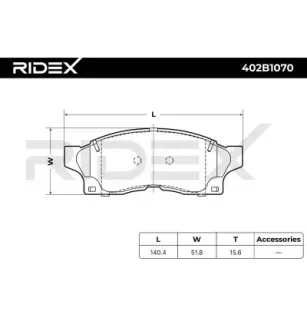 Brake pads for TOYOTA- 0446517030, 0446517060, 0446517150, 0446517040, 0449117110, 0V9118A070 V9118A070